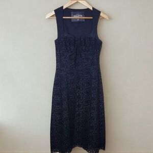 Modello Giulietta New York Retro Black Eyelet Tea Length Dress